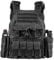 ColiCor Tactical Plate Carrier Vest, 1000D Nylon Army Tactical Vest for Paintball Airsoft Wargame CS Outdoor Activity, Black