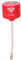 5,8 GHz Antenne, 5,8 GHz 3dBi RHCP High Gain Antenne Zirkular polarisierte Passform für FPV Racing Drone RC Teile Zubehör Rot(UFL)