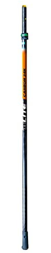 Unger CF33G nLite Karbon 24K Teleskopische Erweiterungsstange, Orange/Schwarz, 2 Elemente, 3,20m Länge