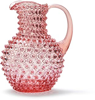 In Flore, Caroline sprudelnde Karaffe aus Kristallglas, 2 l, rosa