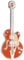 Pin’s Guitare Geepins | Magnifique Broche Miniature Gret OR | 52 mm | À Porter sur un Sac à Dos, une Chemise, une Veste, un Revers, ou un Chapeau | Présenté dans Très Joli Étui à Guitare