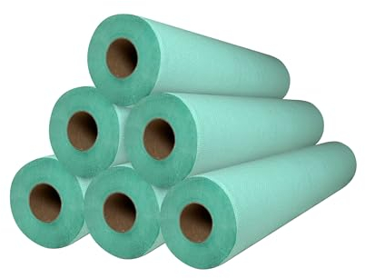 Waterproof Ärzterollen (59 cm x 70 m) 6 Rollen | Liegenabdeckung – Ärztekrepp (No Precut)