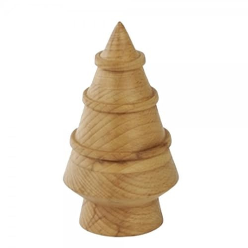Lambert [BR] Larix Deko-Baum, Buche massiv H 12 cm, D 7 cm