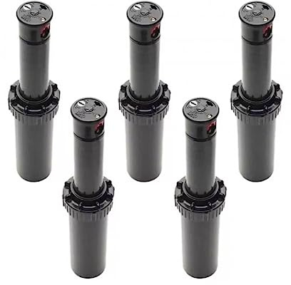 [Pack 5] Arroseur Toro Mini-8 ½ + buses - Arroseur turbine MINI8. Portée 6 à 10,70 m - Filetage 1/2 Femelle - Arroseur Mini 8 à turbine pour petites zones d'irrigation