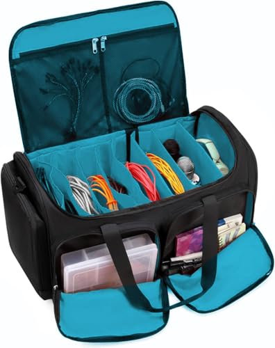 Gatycallaty High Capacity Gig Band Cable File Bag (BLUE)