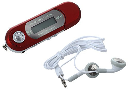 ROTEMADEGG 8G Cle USB Lecteur Baladeur MP3 Player FM Rouge