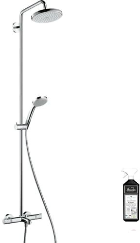 Hansgrohe Colonne Bain Douche thermostatique Croma 220 + nettoyant Briochin