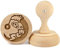 Folkroll Motiv-Keksstempel Süße Träume, Ø 60 mm, Cookiestempel, Backstempel, Keks, Stempel, Buchenholz, 231235