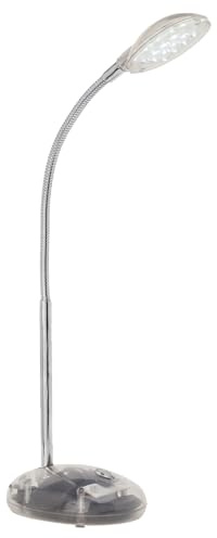 Lightbox transparente Basic LED Schreibtischlampe - 32 cm Höhe - | LED Schreibtischlampe, einstellbar, 32cm Höhe, 2W, 140 lm, transparent