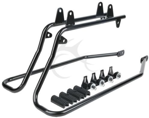 QiaoJun Halterung FüR Motorrad Satteltaschen Motorrad-Satteltaschen-Umwandlungshalterungen Fit für Harley-Softail-Modelle 1984-2013