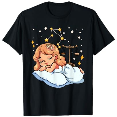 Sternzeichen Waage Schlaf T-Shirt