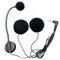 3.5mm Auricolare Microfono Moto Cuffie Citofono Interfono Mic Per Caschi Mezzo Coperto Cuffie