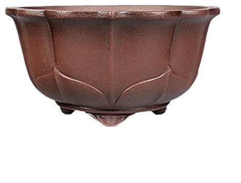 YCCHAH Pots De Plantes D'intérieur Pot de Fleur créatif en Forme de Fleur Respirant Rond Grand Pot de Plante de Sable Violet avec Trous de Drainage Jardinières pour Plantes D'extérieur
