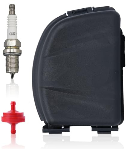 Haishine 595658 Couvercle de Filtre à Air pour Briggs & Stratton 092J0B 093J02 093J0B 09P702 09P705 09P70B 09P902 avec Bougies D'allumage Filtre à Carburant Remplace 595658 590548