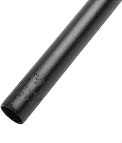 Klappbarer Fahrradlenker aus Aluminiumlegierung mit 25, 4 mm und 22 mm, 2 mm Enddurchmesser (schwarz, 540 mm)
