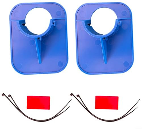 Poolschlauchhalter für Intex (2er-Pack), ABS-Kunststoff-Halterungen für 26–38 mm Filterschläuche, passend für oberirdische Pools, verhindert Durchhängen und verbessert die Filtrationseffizienz (2