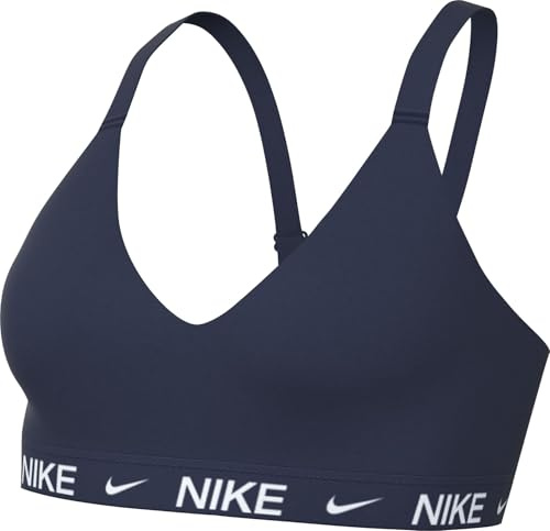 Nike Indy Sport-BH Mit Mittlerem Halt, Polster Und Verstellbarer Passform, Midnight Navy, FD1065-410, M