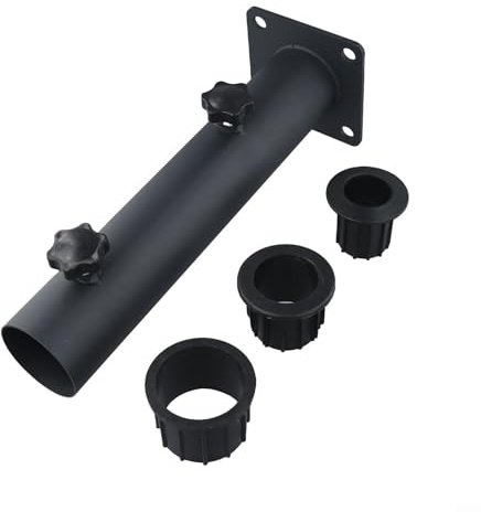 Robustes Sonnenschirm-Standrohr mit sicherem Knopf für 483832 mm Sonnenschirm, entworfen für Windwiderstand