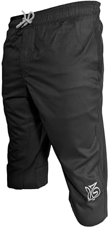 ZAYFA Pantalones cortos de natación modestos para hombre, longitud por debajo de la rodilla, cubierta Awrah para hombres musulmanes