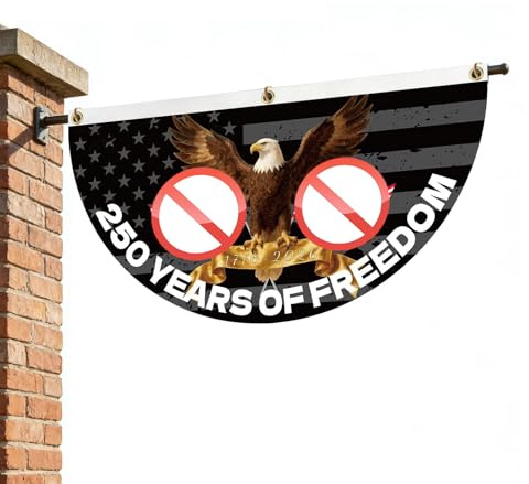 Drapeau des États-Unis 250 ans - 1776-2026 Drapeau de jardin Bannière patriotique, USA 250 ans Bannière | Pour les anciens combattants amateurs d'histoire Jardin Célébration Défilés 4 juillet Jour de