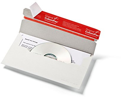 ColomPac CD/DVD-Brief ohne Fenster Versand von 1 CD/DVD VE=20 Stück