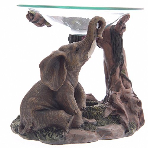 Lotusandlime Ölbrenner, Elefantengrau, 15 cm