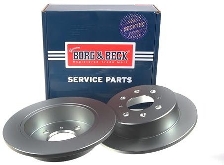 Borg & Beck BRAKE DISC PAIR Honda Civic 1.6i 91- (EGEH) R