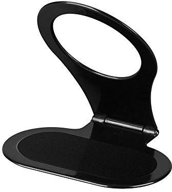 Goobay 55355 klappbare Steckdosenablage Halterung für Smartphone schwarz