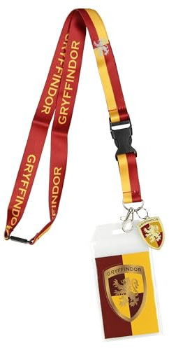 Harry Potter la42hthpt, Gryffindor Schlüsselband mit House Wappen Anhänger (One Size)