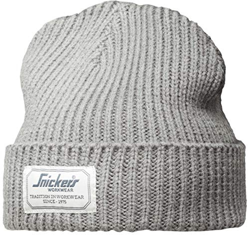 Snickers 90232800000 One Size Allroundwork Fisherman Beanie - Light Grey/Melange