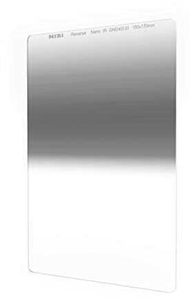 NiSi Verlaufsfilter 150x170mm GND4 0.6 Reverse (2-Blenden) - Rechteckfilter aus optischem Glas mit mehrschichtiger Nanobeschichtung und IR-neutralem für 150mm System Filterhalter