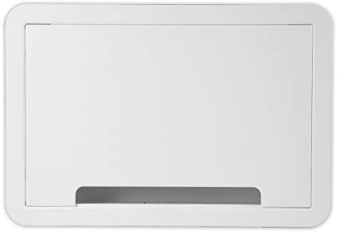 Legrand - OnQ Cable Management, strukturiertes Mediengehäuse, Wandeinbaugehäuse, TV-Heimkino-Box, versenkte Aufbewahrungsbox, vielseitig einsetzbar, 9 Zoll, Weiß (ENP0900-NA)