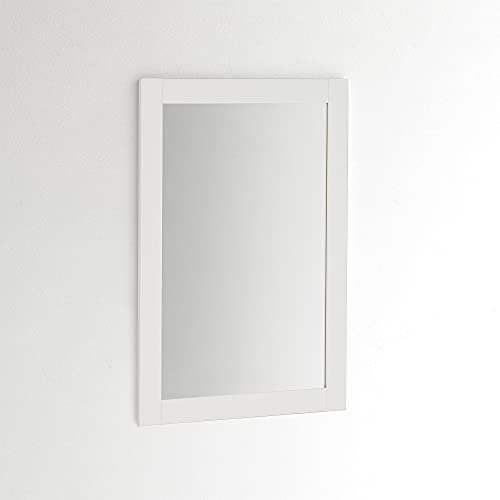 ARHome Wandspiegel, Smart, 70 x 50 cm, Weiß, Spiegel, Made in Italy