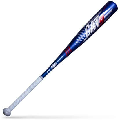 Marucci Jungen Cat 9 American Senior League-8 Baseballschläger, rot/weiß/blau, 30/ 22 oz