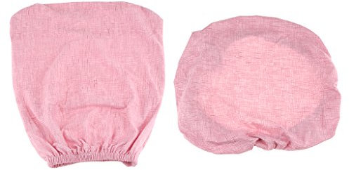 MERIGLARE Removable Stretch Soft Cover Desk Computer Chair Covers - Pink, as described