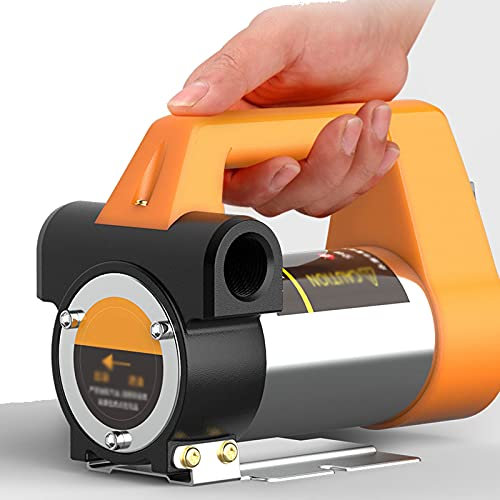 Bomba Gasoil Diesel 12V, Bomba de Trasvase de Gasoil, Bomba Aceite Extraccion Electrica, Kit Aspiracion Deposito de Gasoil, 65L/min, para Diésel, Gasóleo, Queroseno (Color : Without Hose)