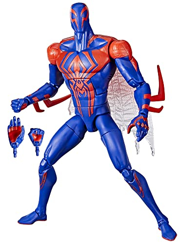 Spider-Man Marvel Legends Series Across The Verse (Part One) 15 cm große 2099 Figur, 2 Accessoires