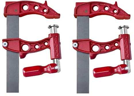 Piher Maxipress F Lot de 2 serre-joints haute performance - Force de serrage de 1000 kg - Filetage protégé - Idéal pour le soudage (100 cm)