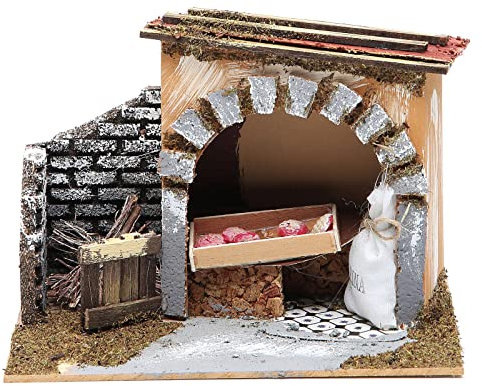 Holyart Bottega del Panettiere 14x20x14 cm per presepe