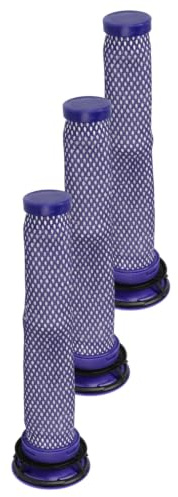 vhbw 3x Vormotorfilter kompatibel mit Dyson V7 Fluffy | V7, V7 Animal, V6 Trigger Staubsauger - Motorschutzfilter, Abwaschbar