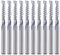 0,3 cm Schaft, einschneidige (O-Rillen) nach oben geschnittener Spiralfräser-Bits, Schaftfräser, 0,3 cm Schnittdurchmesser, 11,9 cm Schnittlänge, 3,8 cm OVL für Acryl, PVC, MDF, Kunststoff