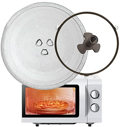 Piatto Universale In Vetro Per Forno A Microonde 245 Mm Girevole A Microonde Piatto Di Vetro Con Anello Girevole 360° Piatto Microonde Girevole In Vetro, Lastra Di Vetro Piatto ( Color : A , Size : 9.