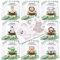 24pcs Mini Libri da Colorare per Bambini, Giungla libro da Colorare Mini Libri per DIY Libricini Regalo Fine Festa, per Bambini che Disegnano, Attività Artistiche Scolastiche o Domestiche