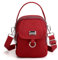 LIBAIJIAAZQH Bolso Mujer Bandolera, Bolso Movil Mujer, Bolsitos Para Moviles Modateléfono de Nailon Gran Capacidad Cartera Impermeable Bolso Mujer Para Colgar Con Puerto Auriculares.