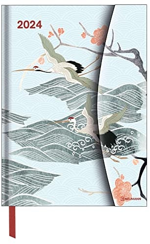 Japanese Papers 2024 - Diary - Buchkalender - Taschenkalender - 16x22: Magneto Diary