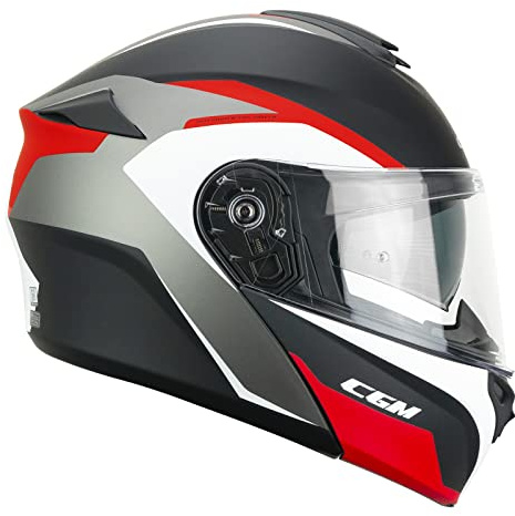 CGM 568G BER DRESDA Nero Rosso opaco S Black Red Matt
