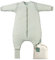 molis&co. Baby-schlafsack mit Füßen, abnehmbare Ärmel und Socken. 2.5 TOG. Ideal für die Übergangszeit und den Winter. 100% Baumwolle (OEKO-TEX 100). (Mint Tea, 60 cm (6 Monate))