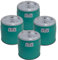 SOUK ONE Lot de 4 cartouches de gaz butane de qualité supérieure - 190 g (400 ml) - Lot de 4 cartouches de gaz butane perçable - Réchaud de camping, chauffage au gaz de camping - 4 x 190 g
