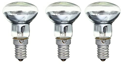 TsoLay Lava Lampe E14 R39 30W Strahler Schraube in Glühbirne Klarer Spot Glühbirnen Lava Glühlampe 3 Stück