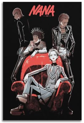Szzmyo Anime-Poster, Motiv: Nana, dekoratives Gemälde, modernes ästhetisches Leinwandposter, Schlafzimmer, Kunst, Wohnzimmer, Dekoration, Poster, 30 x 45 cm, ungerahmter Stil